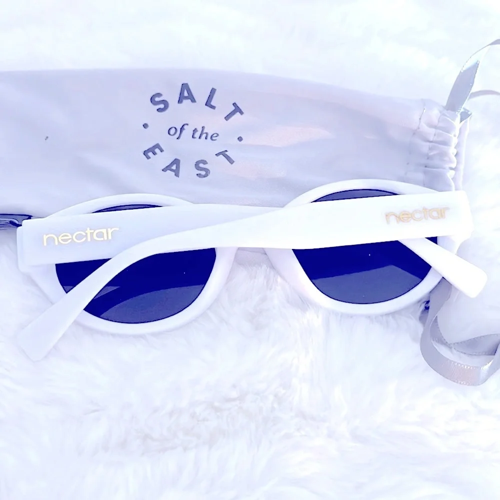 Nectar White Atypical Polarized Sunglasses